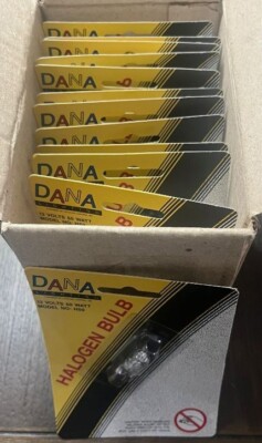 Box of 12 Dana Halogen Bulbs 50 Watt, for Halogen Work Lights 12V ~ 50 Watts