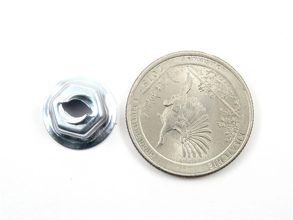 Porcas Datsun PAL - Ajuste de 1/8" a 5/16" parafusos prisioneiros - emblema interior etc - 125 peças 25ea- #046 - Imagem 3 de 4