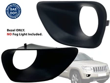 2011 2012 2013 Jeep Grand Cherokee Fog Light Bezel Laredo Limited Overland PAIR