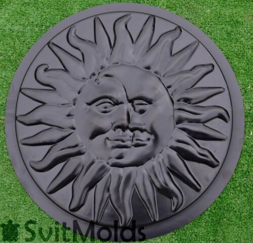 Betonform Sonne Mond Putz Betontrittstein Gartenweg Dekor S11-Sm - Bild 4 von 6