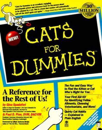 Cats For Dummies (For Dummies Series) - Paperback By Spadafori, Gina ...