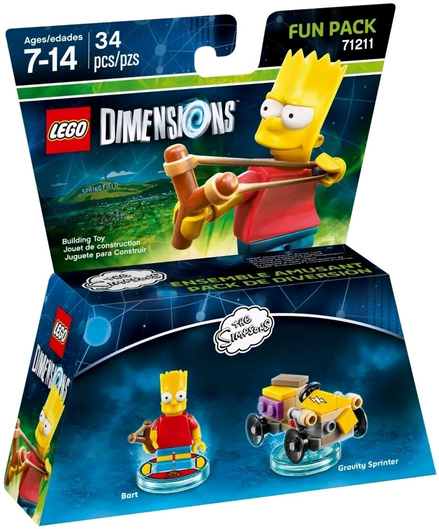LEGO DIMENSIONS (71211) FUN PACK - The Simpsons - 34 pcs - Bart