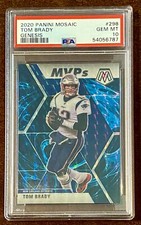 2020 Panini Mosaic Super Bowl MVP's GENESIS #298 Tom Brady PSA GEM Mint 10