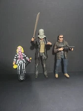 NECA T-800 Terminator, Jason Voorhees & Loyal Subject Beetlejuice Lot Of 3