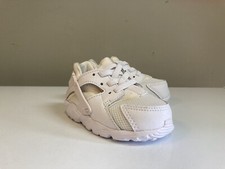 Nike Toddler Kids Size 5C Huarache Run TD Trainers 704950 110 Triple White
