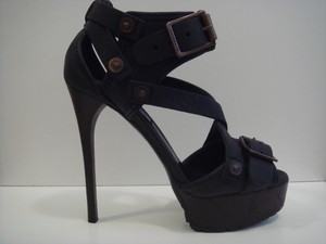 burberry black sandals