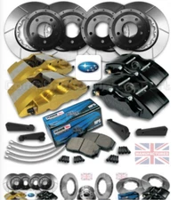 FITS SUBARU IMPREZA 17” FRONT & REAR BRAKE KIT COMBO [5 X 100MM STUD PATTERN]