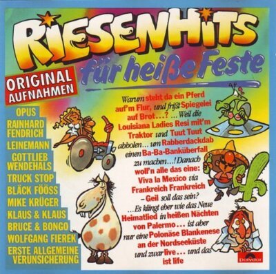 Riesenhits für heiße Feste (1986) - LP - Eav, Bruce & Bongo, Leinemann, Bläck...