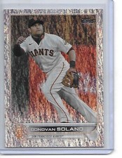 2022 Series 2 Base Foilboard #426 Donovan Solano /390 - San Francisco Giants