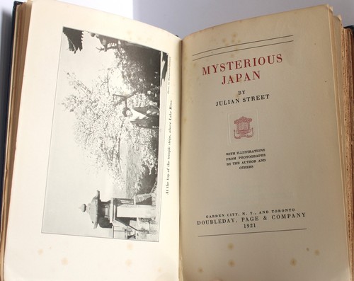 MYSTERIOUS JAPAN by Julian Street (Hardcover, 1921) First Edition - Picture 7 of 8