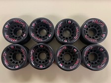 Epic Evolve Black Quad Roller Speed Skate 8 Wheels 95A 62mm x 42mm Light Use