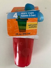 4-Pack 10 Ounce Take  Toss Spill-Proof Food Grade BPA Free Kids Sippy Cups-9m 