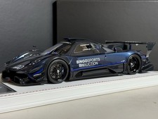 1/18 dino model pagani zonda revolution blue carbon