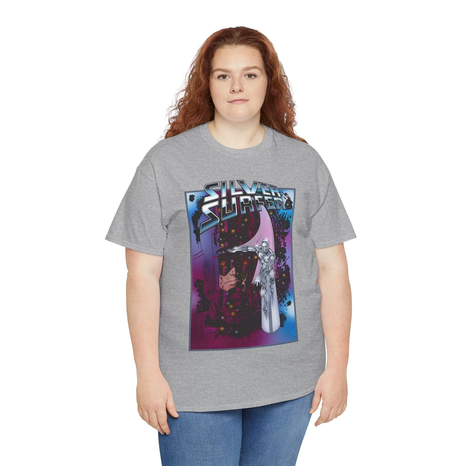 Silver Surfer & Galactus T-Shirt - John Byrne Art - Marvel Comics