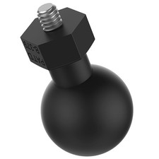 Tough-Ball Adapter with 1/4"-20 x 0.25 Thread, B Size Ball