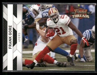 2010 Panini Threads #125 Frank Gore San Francisco 49ers
