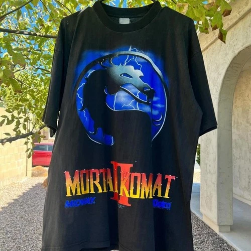 RETRO 1992 MORTAL KOMBAT II Promo UNISEX T-SHIRT S-5XL
