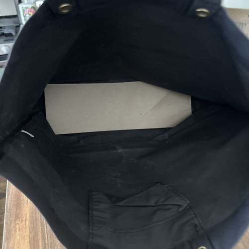 Vintage Le Bag Canvas Large Oversized Tote Bag 80er Jahre schwarz weiß - selten - Bild 7 von 7