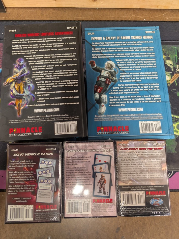Lote de ciencia ficción Savage Worlds Swade Edition Foto 2 de 2