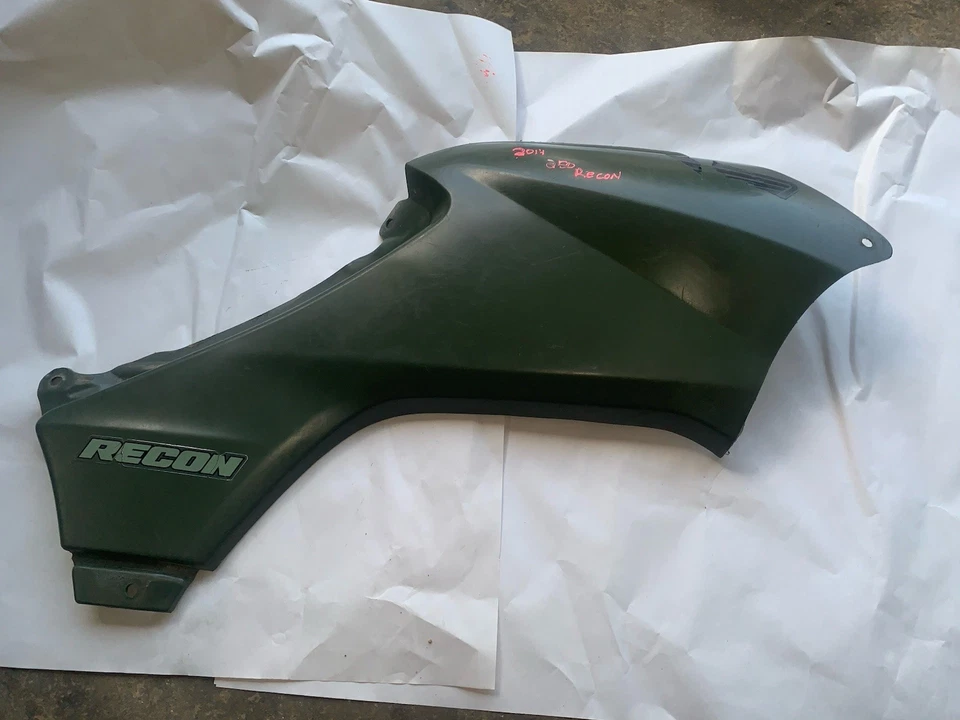 HONDA RECON 250 TE, TM RIGHT BODY SIDE PANEL, SCOUT GREEN 83550-HS0-A20ZA - Image 4 of 4