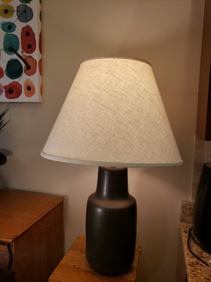 VINTAGE  MARTZ  MARSHALL STUDIOS  POTTERY LAMP  SIGNED  MCM  MID CENTURY MODERN