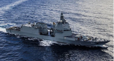 3D Printed 1 /350 Italian Navy PPA Multipurpose Offshore Patrol Vessel Unpainted
