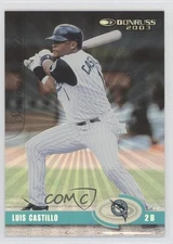 2003 Donruss Season Stat Line 29/86 Luis Castillo #284 b4d