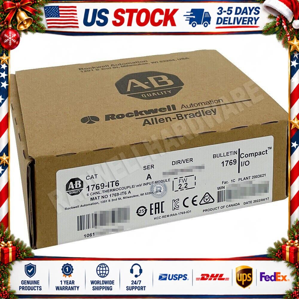 New Sealed AB 1769-IT6 ser A Thermocouple Mv Input Module 6chnl 1769IT6