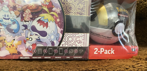 Pokémon Holiday Calendar 2025 Costco Bundle with Pokeball Tin In Hand To Ship - Picture 3 of 8