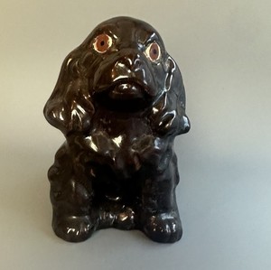 Cocker Spaniel Dog Figurine 4.25” Vintage 1971 Franciscan Bros Brown Ceramic