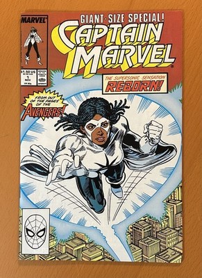 Giant-Size Special #1 Captain Marvel (AF90) Marvel 1989, NM- condition comic.