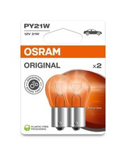 ams-OSRAM 7507-2BL ŻARÓWKA 12V PY21W 21W /ORIGINAL/ /KPL.2SZT./ ECO für ROVER 75