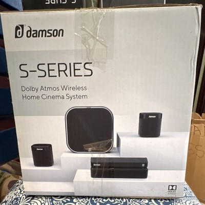 Damson S-Series Dolby Atmos Wireless Home Cinema Speaker System Black