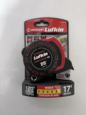Crescent Lufkin Shock Force Gen 2 Auto-Lock  Tape Measure 25ft