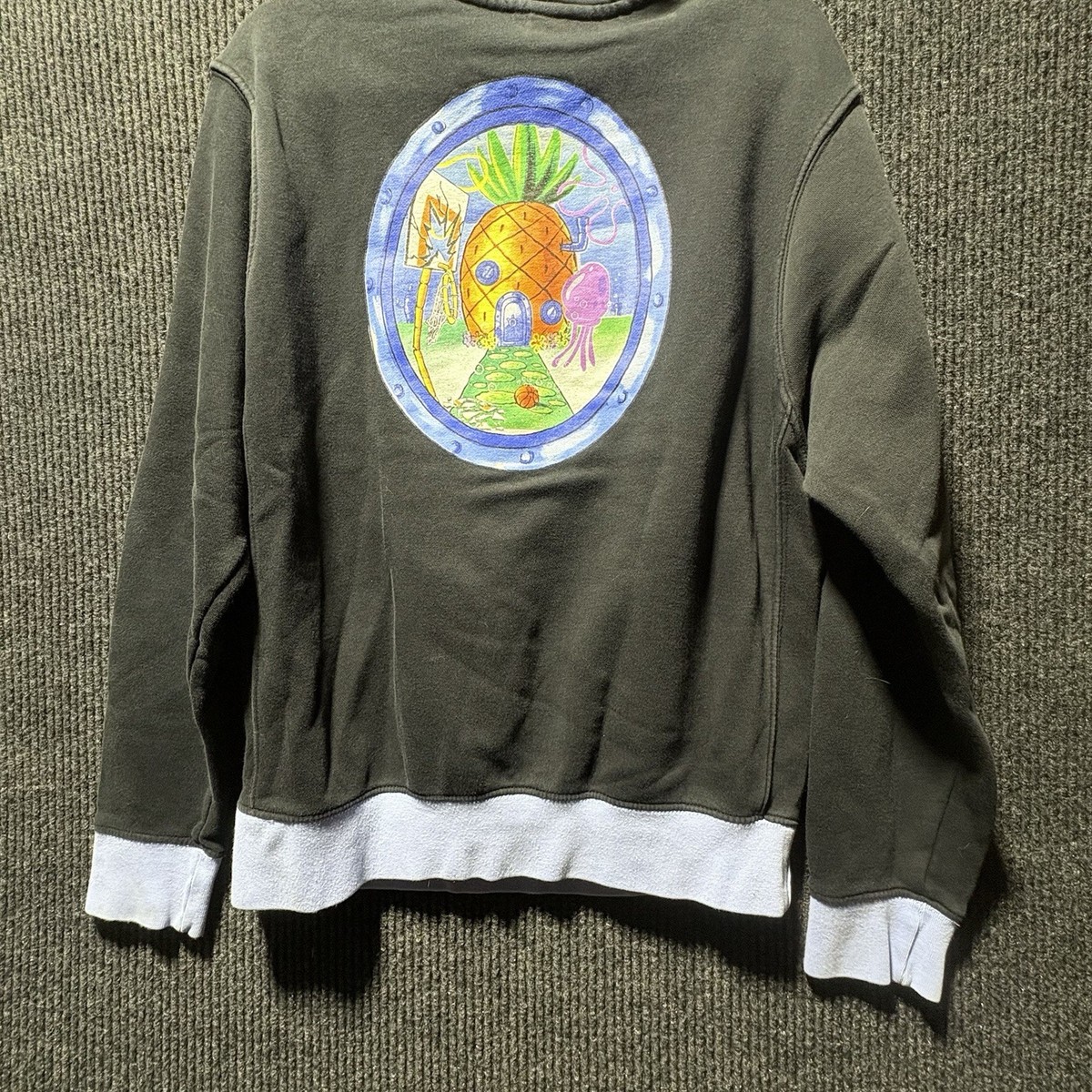 nike kyrie spongebob pineapple fleece hoodie