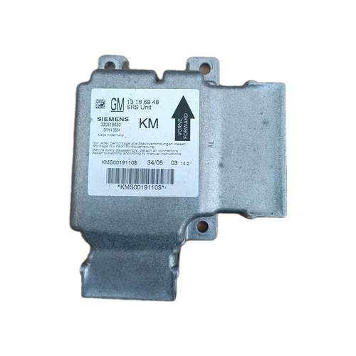 Opel Zafira Steuergerät Airbag Airbagsteuergerät Siemens GM 13186948  330518650