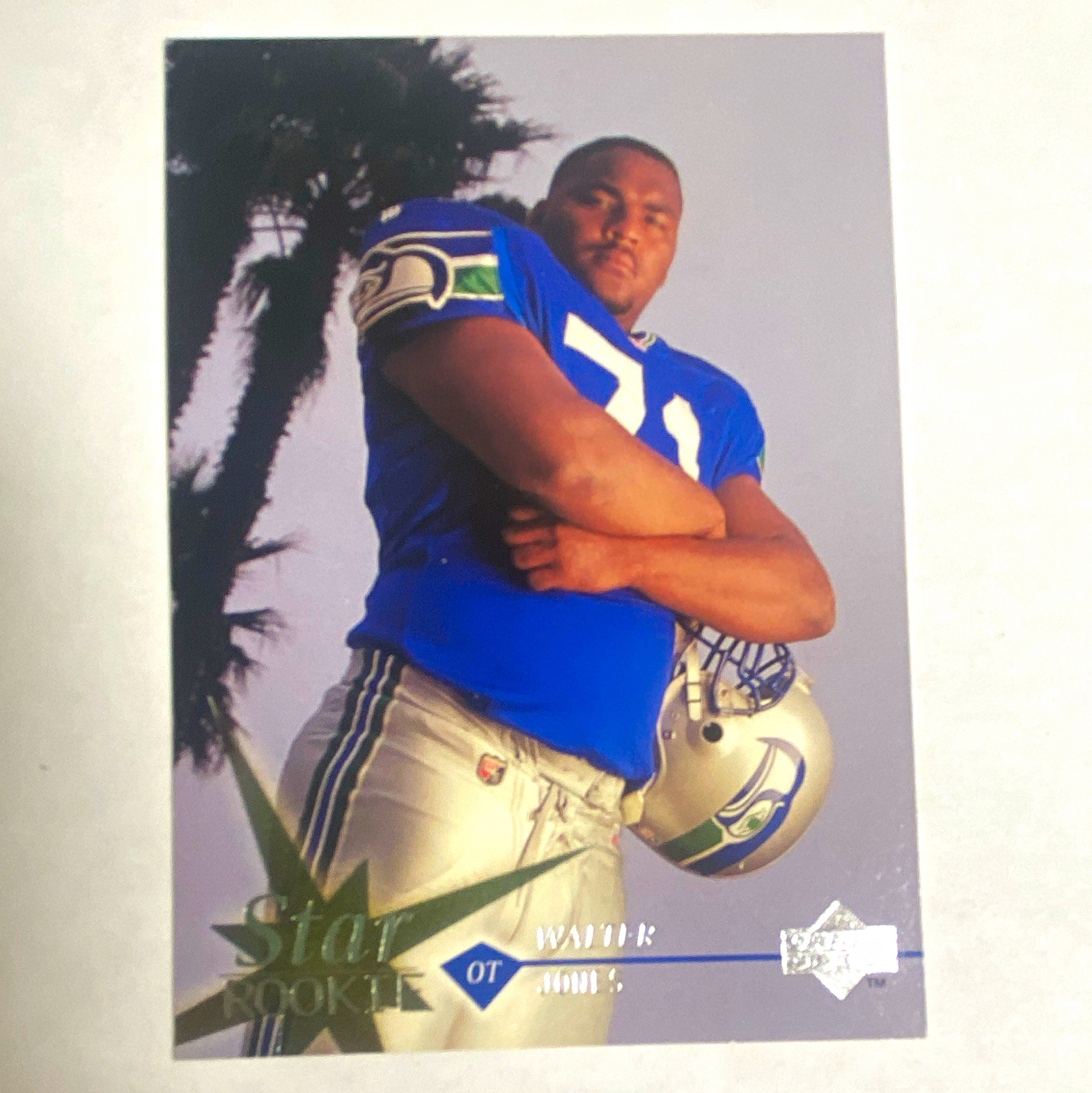 Upper Deck Star Rookie 1997 Walter Jones Seattle Seahawks #30 Rookie Card
