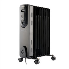 Image of Oil Filled Radiator, 9 Fin, by Rediffusion, 2000W, REDB20SBLKE