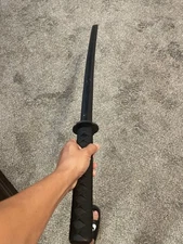 Bokken Sword Hardwood Practice Katana Black Kendo Kata Martial Arts Training 40”