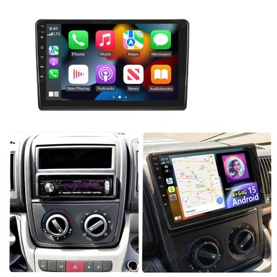Für Fiat Ducato Citroën Jumper 2007-2023 4+64GB Android15 Autoradio CarPlay Navi