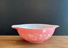 Pyrex Pink Gooseberry Cinderella Mixing Bowl 444 4QT
