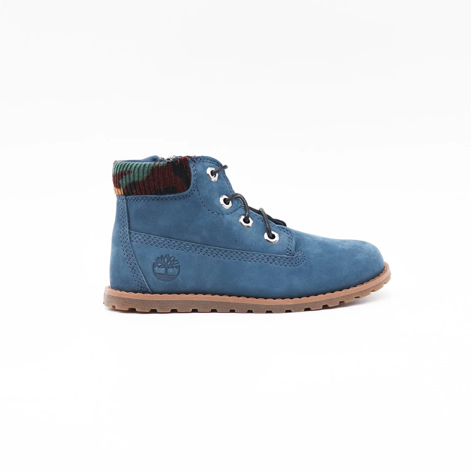 Timberland Kids Kid Ankle Boots Blue Size UK 10 Leather Boots