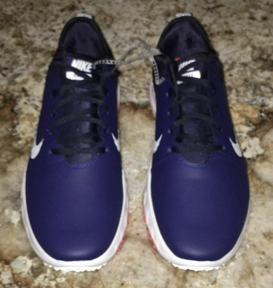 NIKE Free Inspired Impact 2 Deep Royal Blue White Golf Shoes Cleats Womens 8.5 thumbnail 4