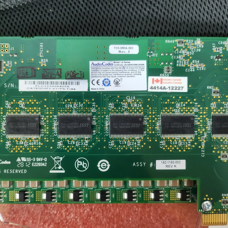 AudioCodes LD2409 910-0804-001 PCI Module - NEW! - Image 2 of 2