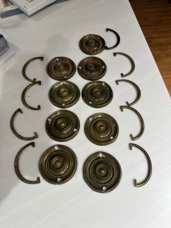 антикварный круглый набор для реставрации деталей Hepplewhite 1810 English George - Изображение 2 из 4