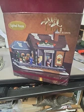 Home Accents Holiday Train Station Christmas Village House