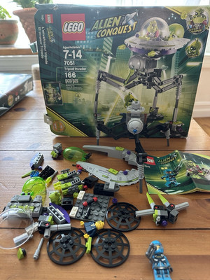 LEGO Alien Conquest Tripod Invader 7051 Box Instructions