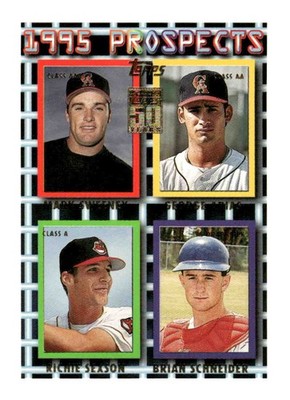 2001 Topps Archives #581 David Bell / Joel Chimelis / Lino Diaz / Aaron Boone