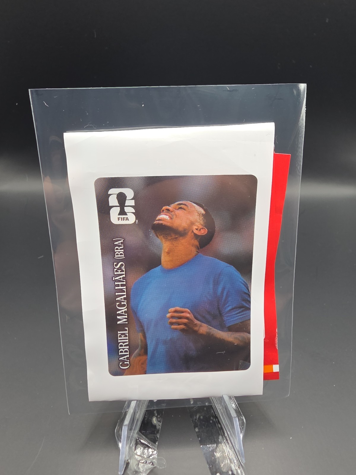 Gabriel Magalhães Brazil 2026 FIFA World Cup Soccer Panini Sticker Coca Cola Doc