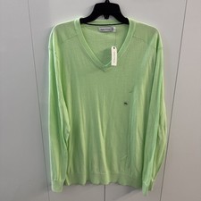 NWT Nautica Mens Navtech V-Neck Classic Fit Sweater Size XL Green